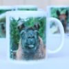 printed llama sanctuary mug - 11oz ceramic - Moji Llama