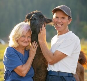Managers of The Llama Sanctuary David & Lynne